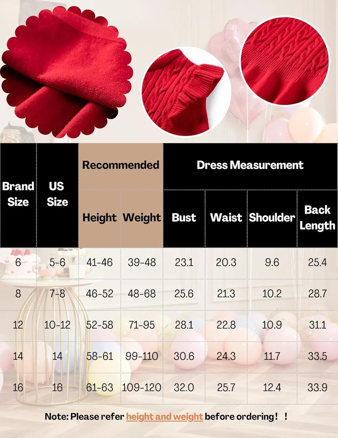Arshiner Girls Sweater Dress Fall Winter Lantern Long Sleeve Cable Midi Dresses
