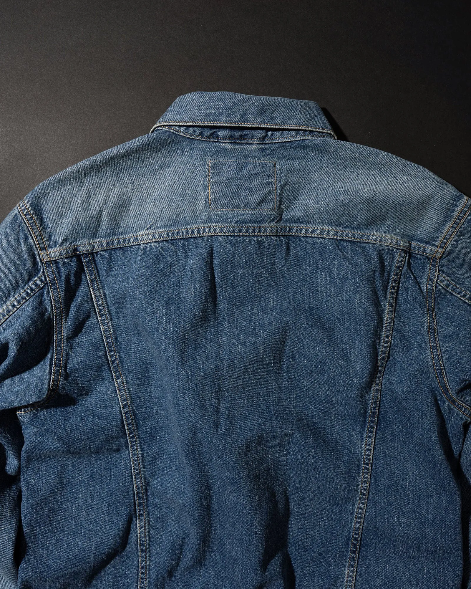 Big John M6010SL Vintage 60's Selvedge Denim Trucker Jacket - Antique Wash
