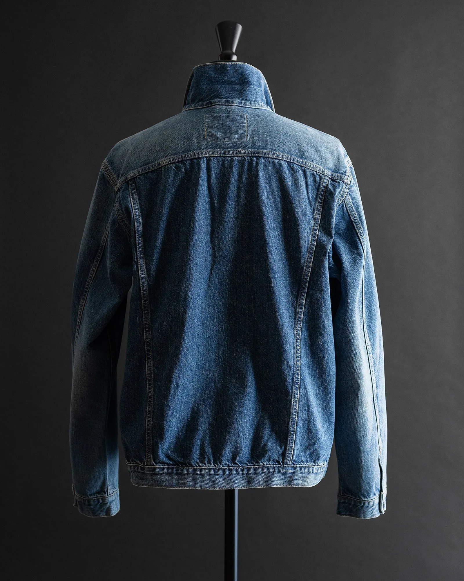 Big John M6010SL Vintage 60's Selvedge Denim Trucker Jacket - Antique Wash