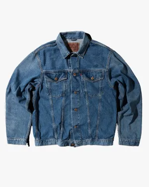 Big John M6010SL Vintage 60's Selvedge Denim Trucker Jacket - Antique Wash