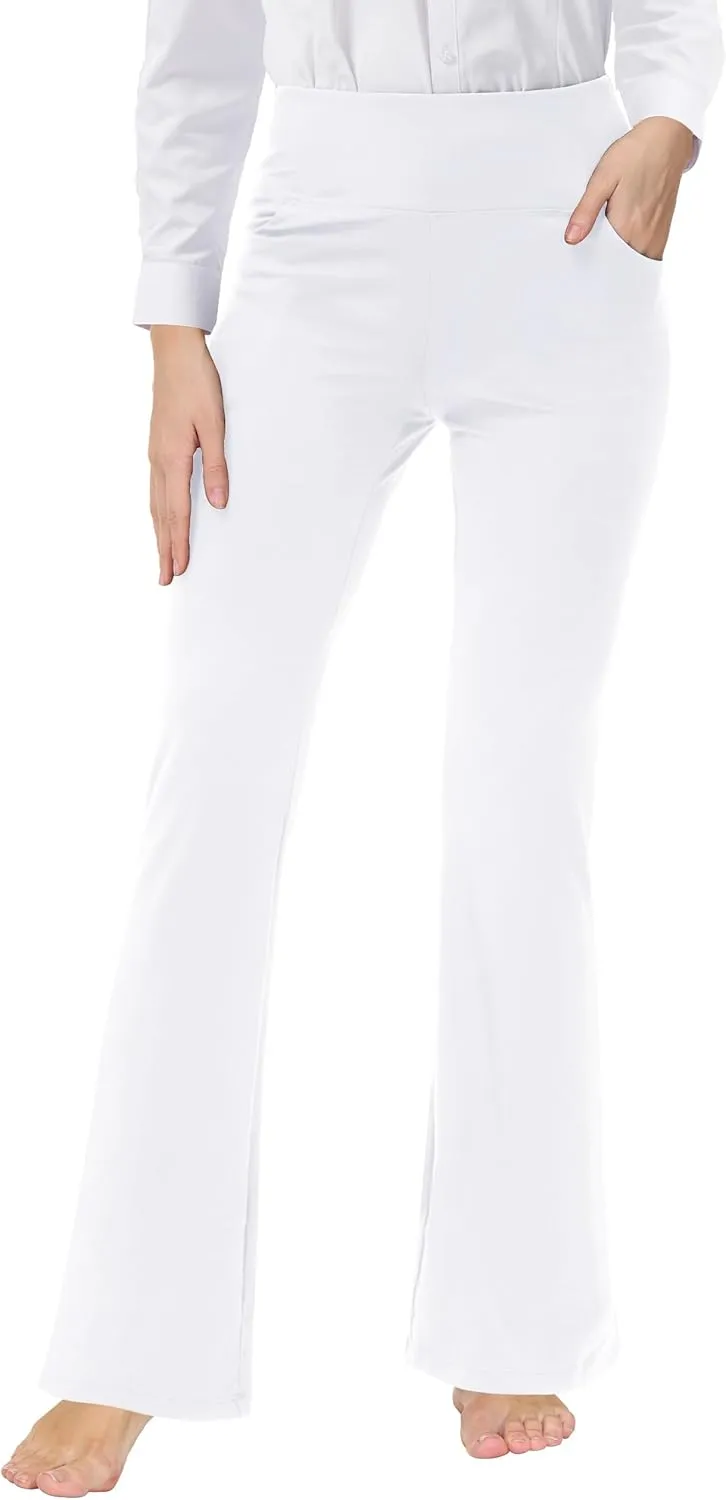 Bootcut Yoga Pants for Women High Waist Dress Pants Flare Leggings 27" 29" 31" 33" 35" 37" Workout Pant for Casual Work