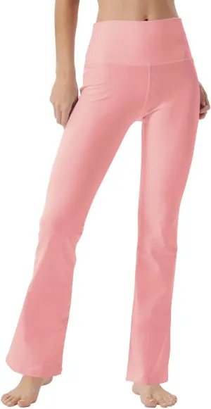 Bootcut Yoga Pants for Women with Hidden Pockets High Waist Workout Pants Tummy Control Dress Bootleg Work Pants