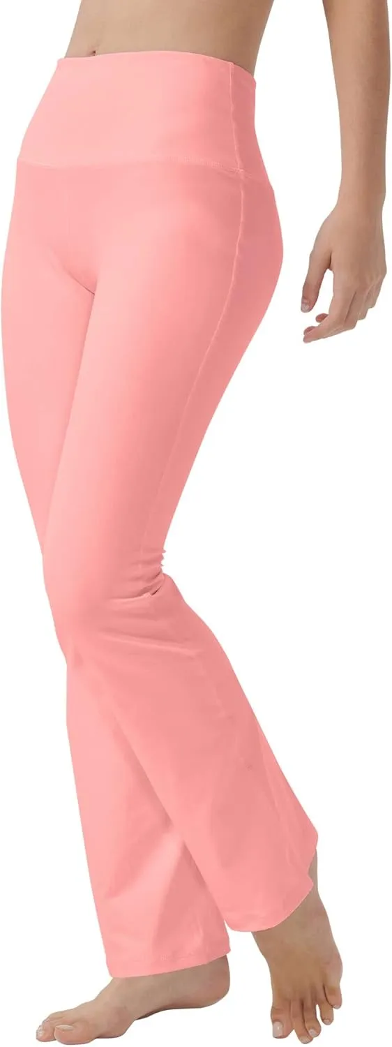Bootcut Yoga Pants for Women with Hidden Pockets High Waist Workout Pants Tummy Control Dress Bootleg Work Pants