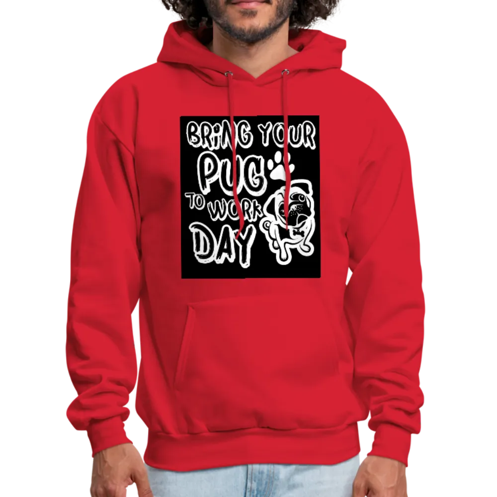 Bring Your Pug To Work Day Men's Hoodie