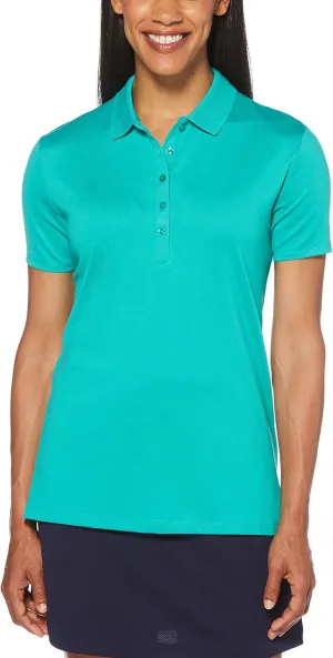 Callaway Women's Opti-Dri Chevron Short Sleeve Golf Polo Shirt, Stretch Fabric, Moisture-Wicking, Sun Protection