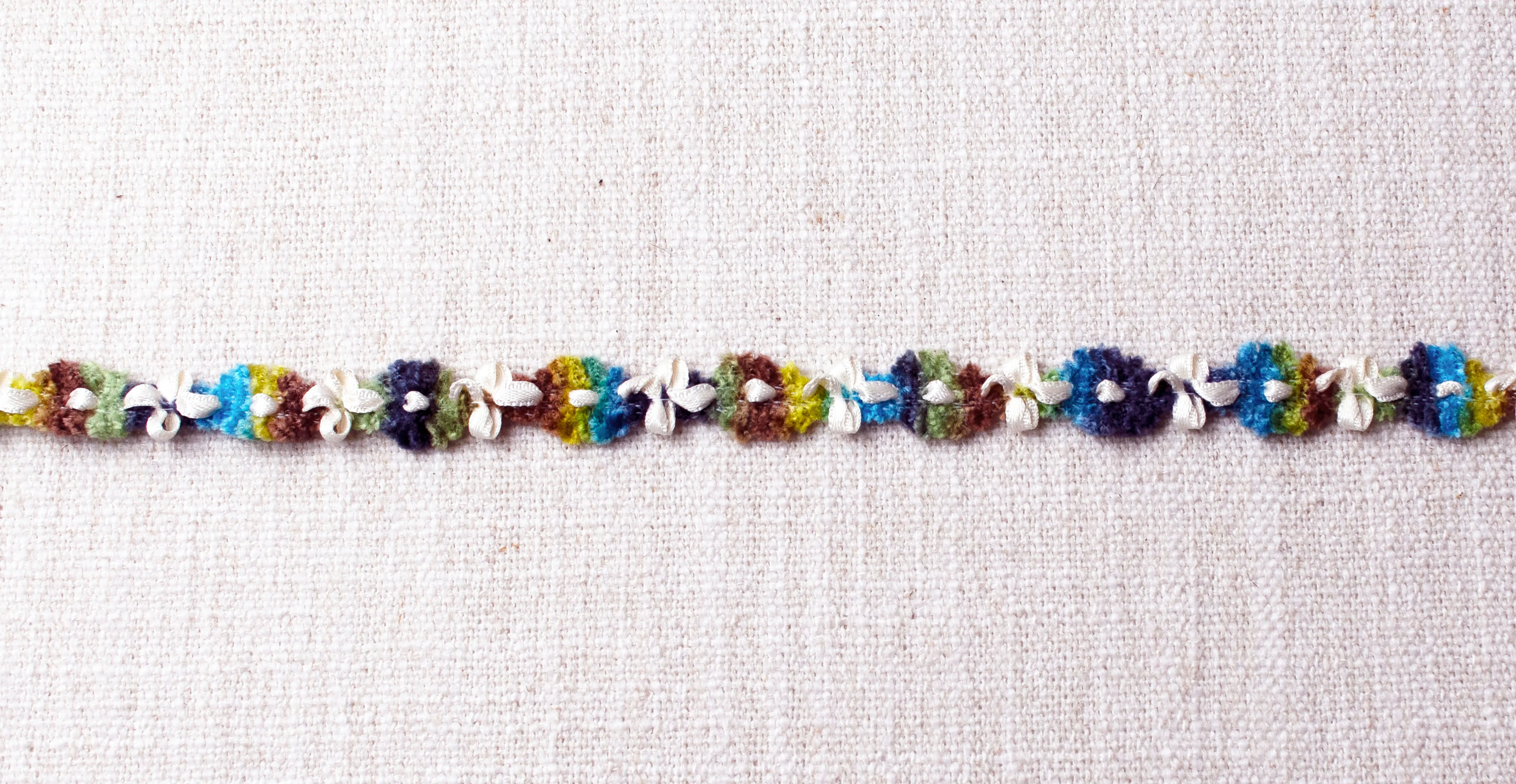 Chenille Flower Trail Trim