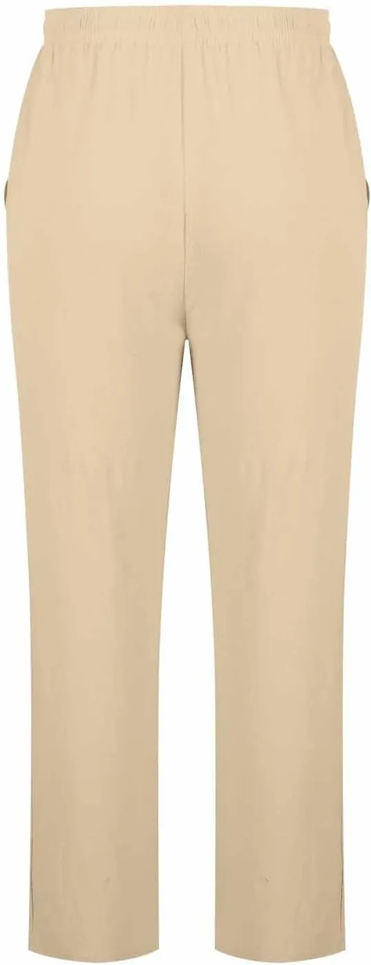 Cotton Linen Pants Men Casual Loose Fit Elastic Drawstring Waist Wide Leg Pant Lightweight Summer Beach Pants Pockets
