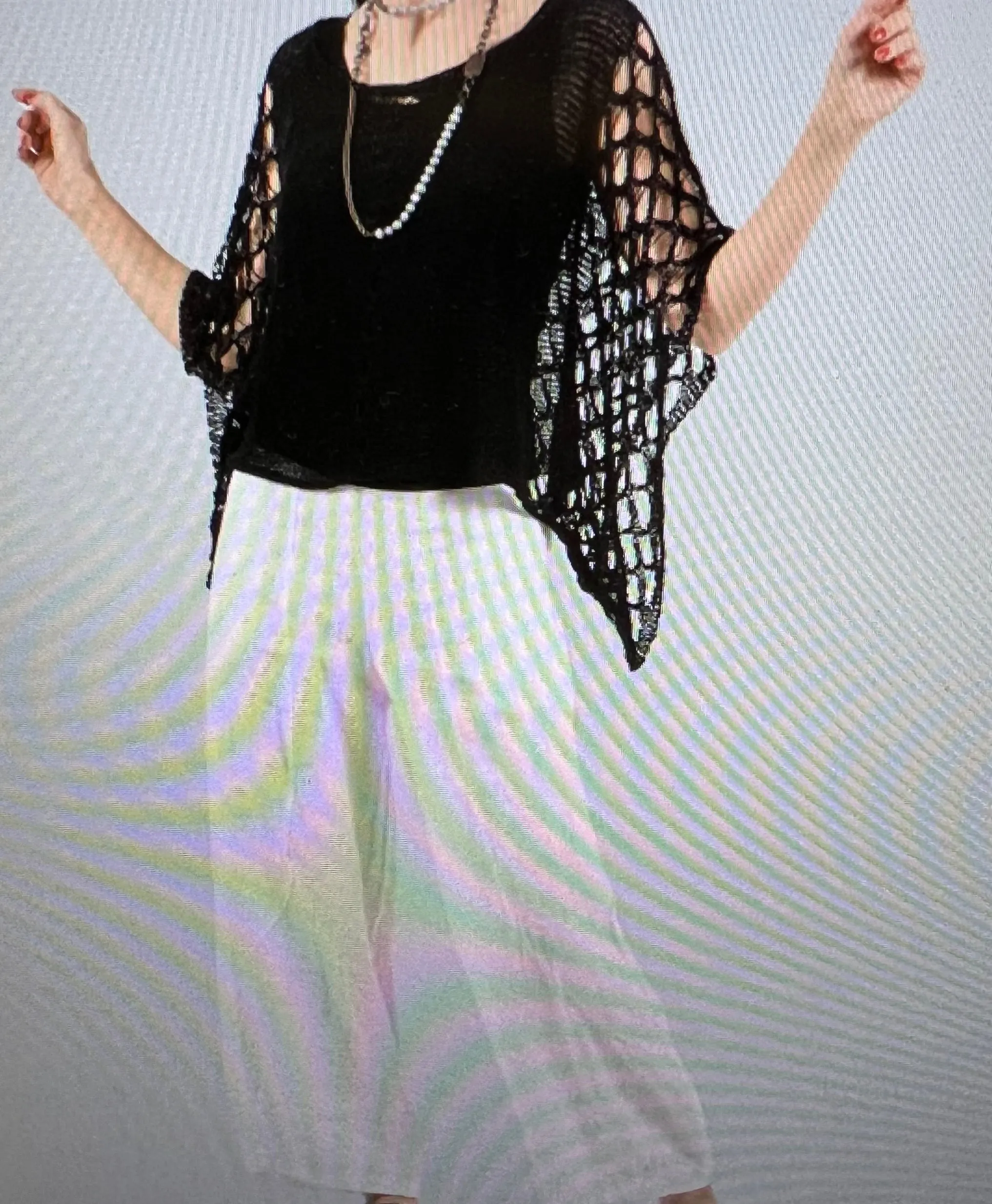 Crochet Bell Sleeve Shrug