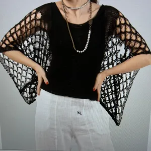 Crochet Bell Sleeve Shrug