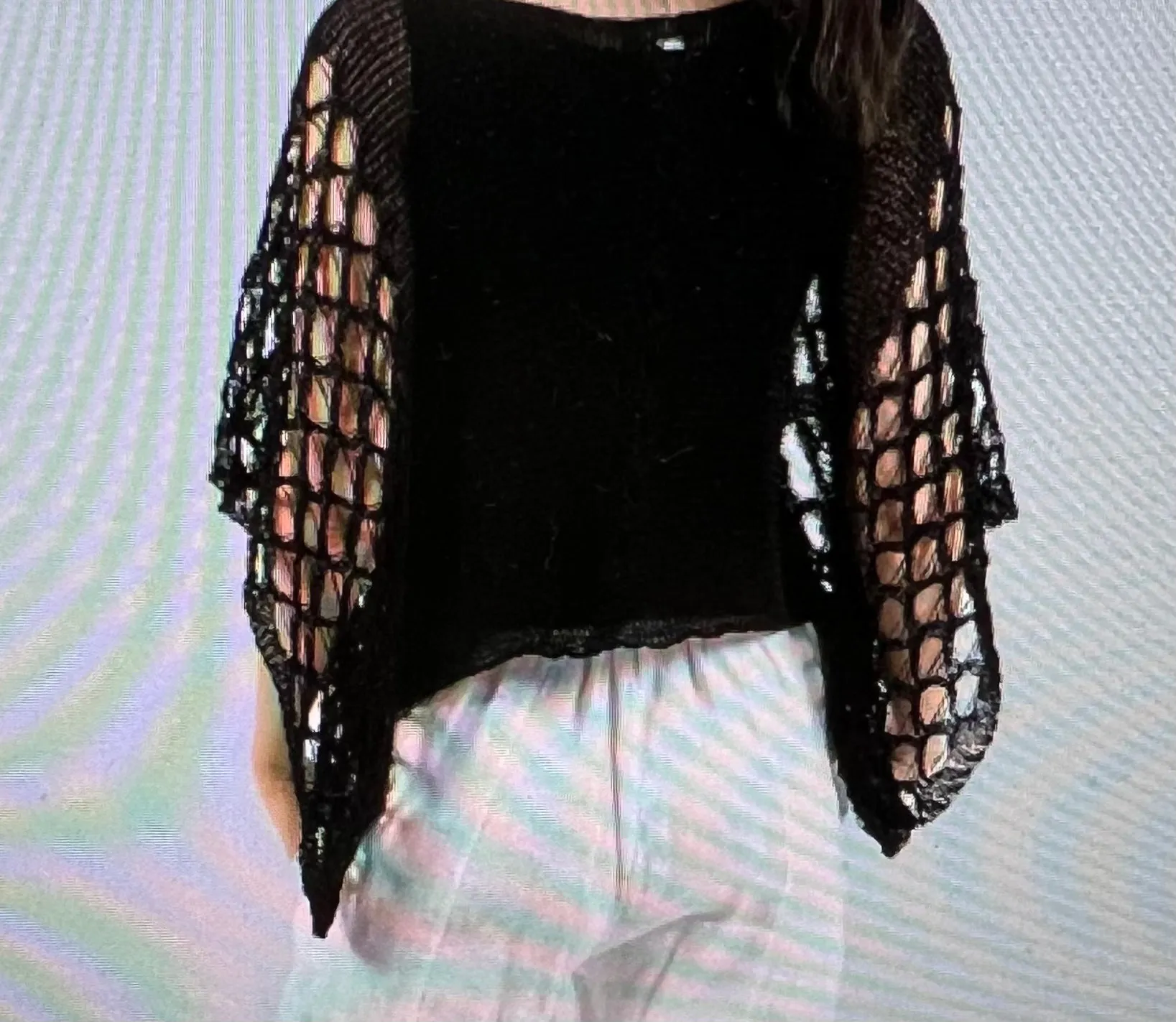 Crochet Bell Sleeve Shrug
