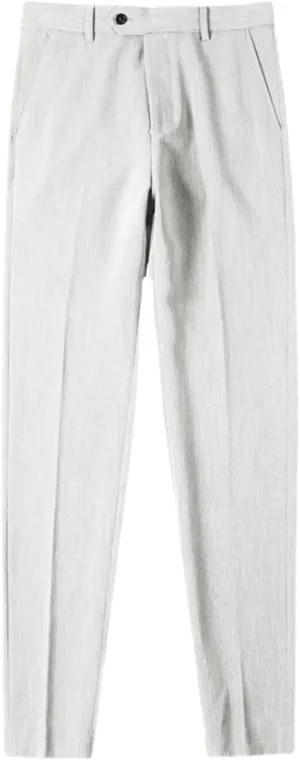 DGHM-JLMY Men's Summer Thin British Cropped Pants Slim Fit Ankle-Length Dress Pants Stretch Cropped Skinny Pants