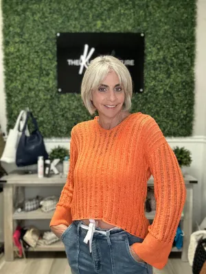 Ellie Knit Bell Sleeve