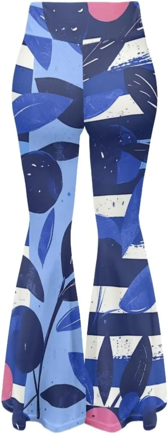 Flare Leggings for Women Fashion Funny Bell Bottom Yoga Pants Outdoor Party Dancing Work Daily Loose Trousers