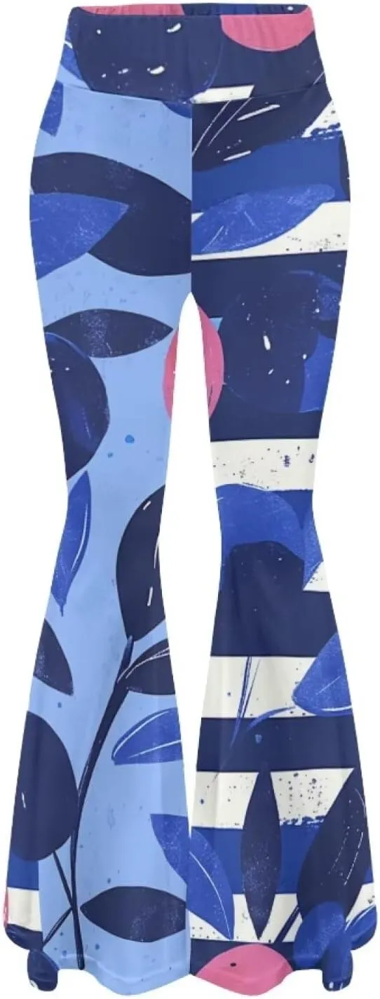 Flare Leggings for Women Fashion Funny Bell Bottom Yoga Pants Outdoor Party Dancing Work Daily Loose Trousers