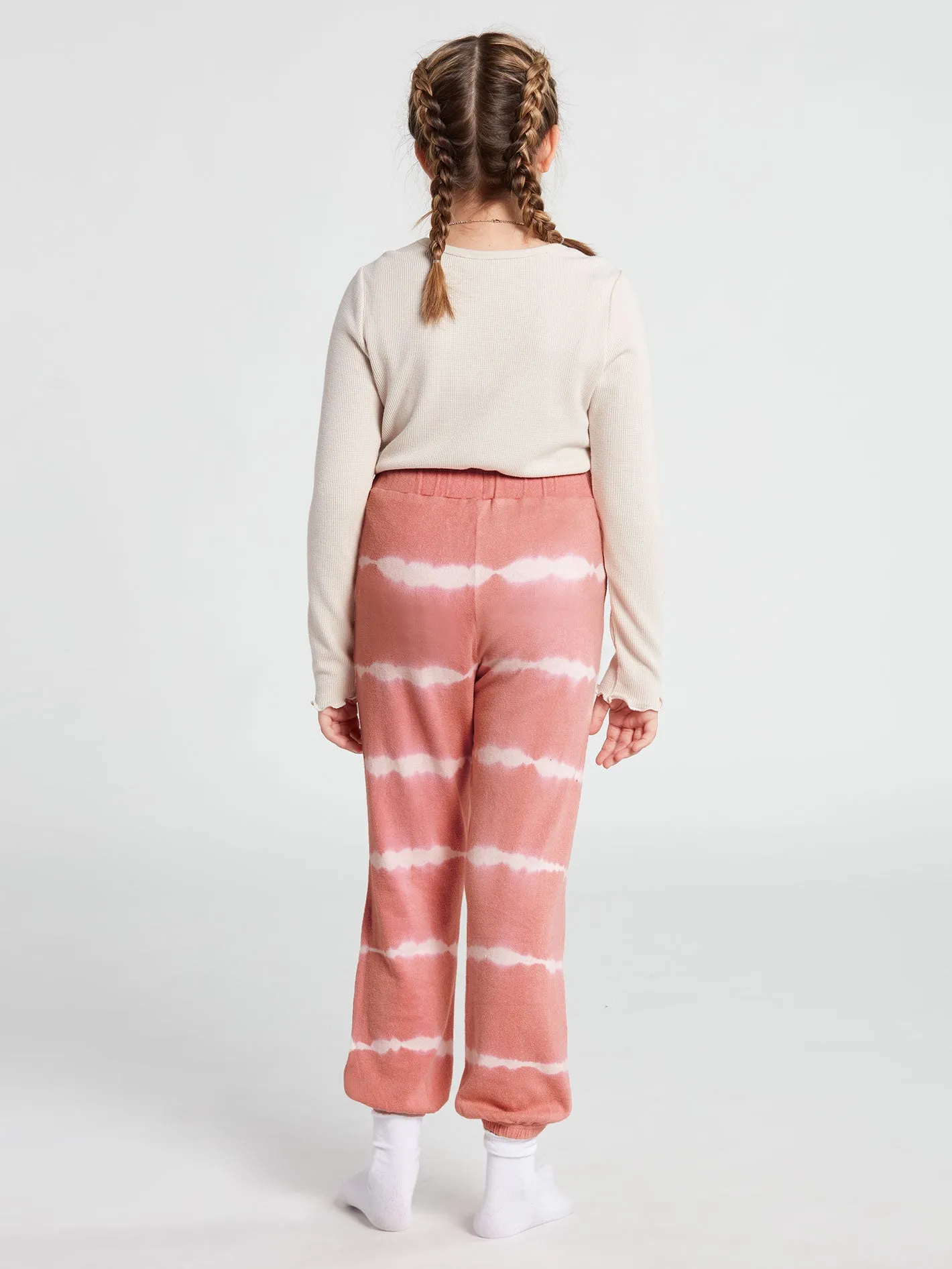 Girls Lived In Lounge Fleece Pant - Sepia