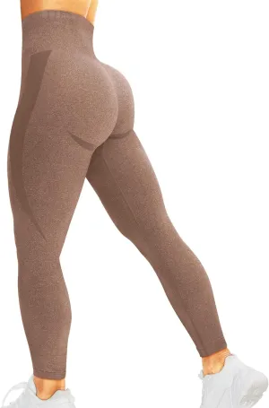 HIGORUN Women Seamless Leggings Smile Contour High Waist Workout Gym Yoga Pants