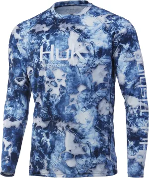 HUK Men's Pursuit Vented Long Sleeve 30 UPF Fishing Shirt