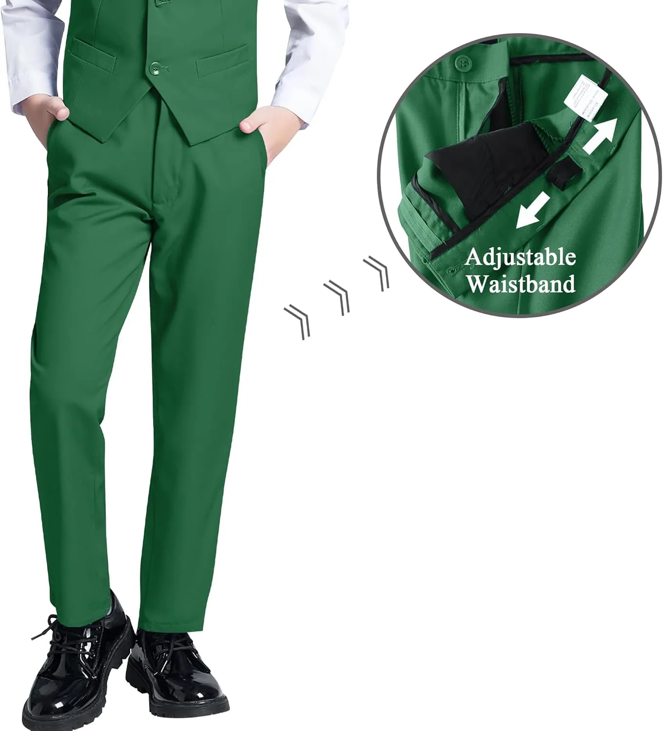 JPF Boy's Formal Suit Set Slim Fit Kids Tuxedo Suits for Wedding Teen Toddler Boy Dress Suit Outfit