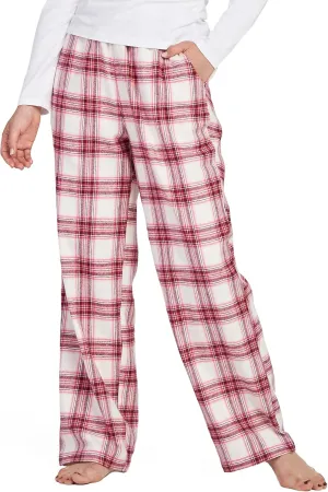 LAPASA Women's Pajama Pants, Comfy Lounge Sleep PJ Pants with Drawstring and Pockets L74 Flannel / L109 Fleece