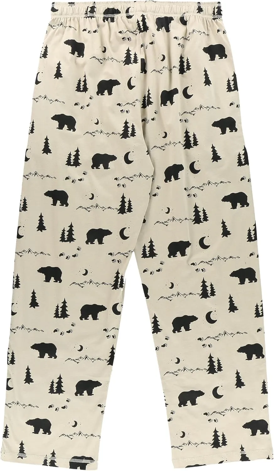 Lazy One Bear & Bigfoot Pajama Pants For Men, Men's Separate Bottoms, Lounge Pants, Funny, Humorous