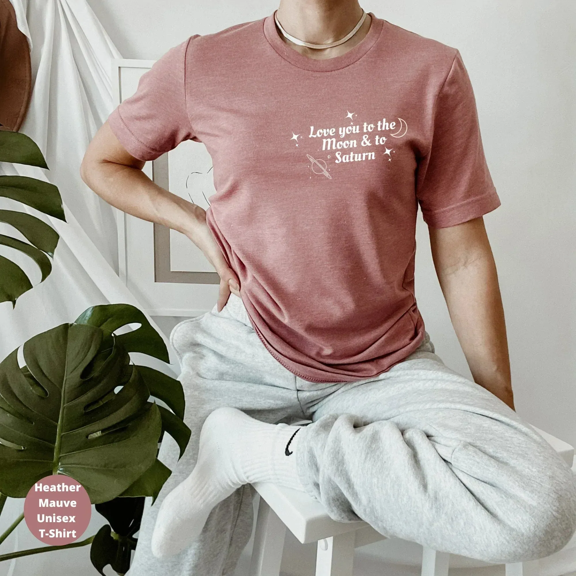 Love You to the Moon and to Saturn T-Shirt | Seven Shirt l Taylor Swift Seven Sweatshirt |Folklore Taylor Swift Inspired Hoodie Gift for Her