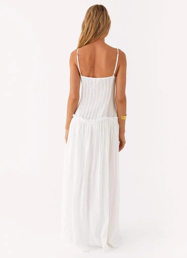Meiweileya Women Spaghetti Strap Maxi Dress Smocked Drop Waist Long Dresses Backless Tiered Flowy Sundress Summer Beach 2025