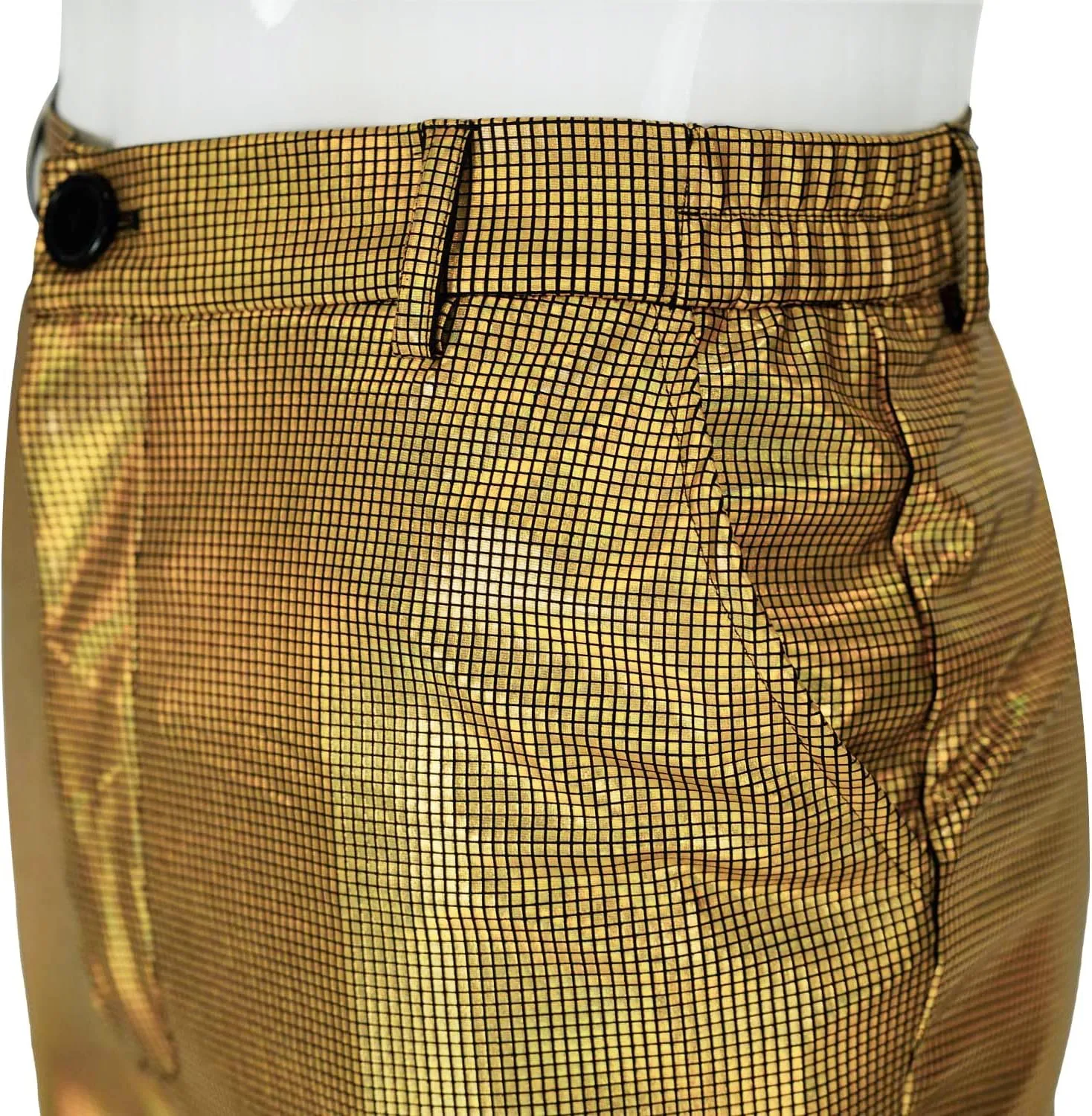 Men's 70s Disco Pants Metallic Sequin Straight Leg Trousers Party Dance Outfits