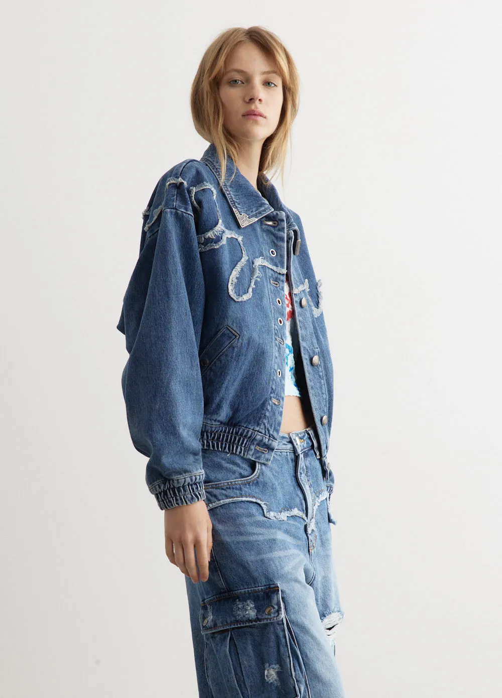 Miako Wave Denim Jacket
