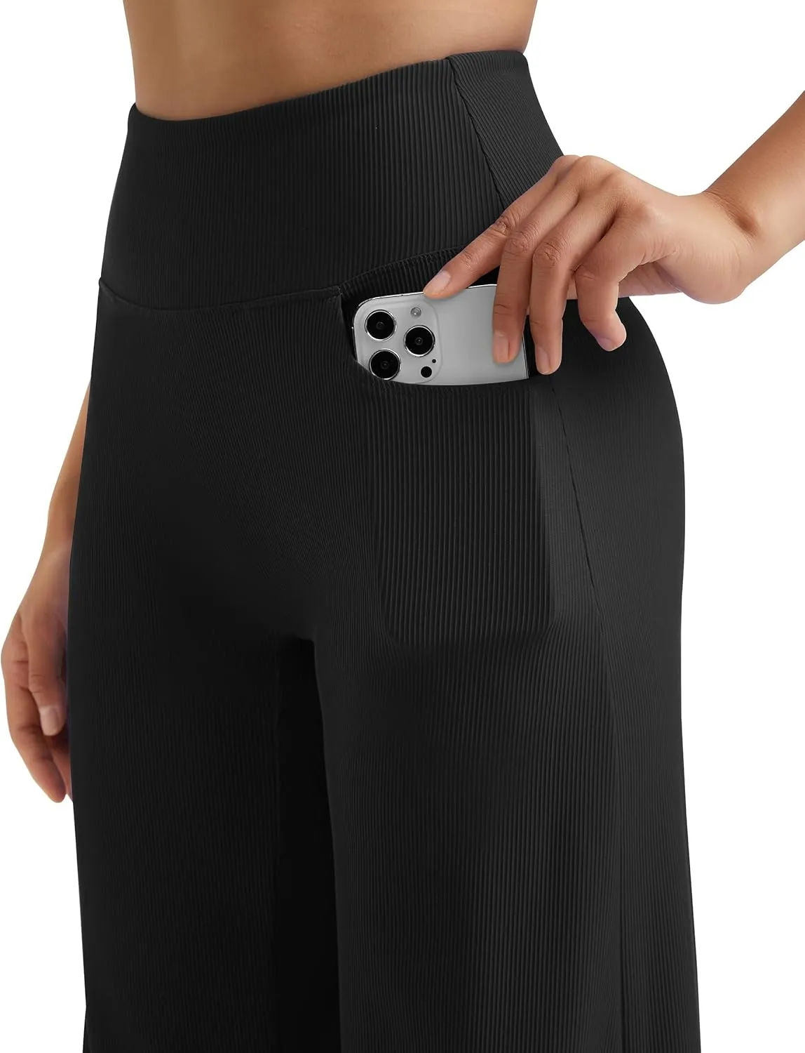 MOOSLOVER Women Wide Leg Yoga Lounge Pants High Waisted Casual Pants Comfy Stretchy Loose Pants
