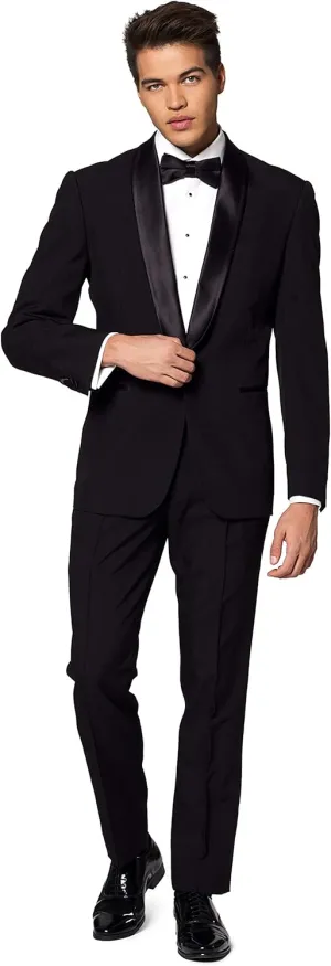 Opposuits Men's Formal Outfit - Premium Tuxedo Suit - Slim Fit - Includes Blazer, Pants and Bow Tie