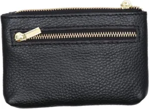 PU Leather Coin Bag Mini Change Pouch with Zipper for Daily Use Fits Pockets Bags Key Holder for Women