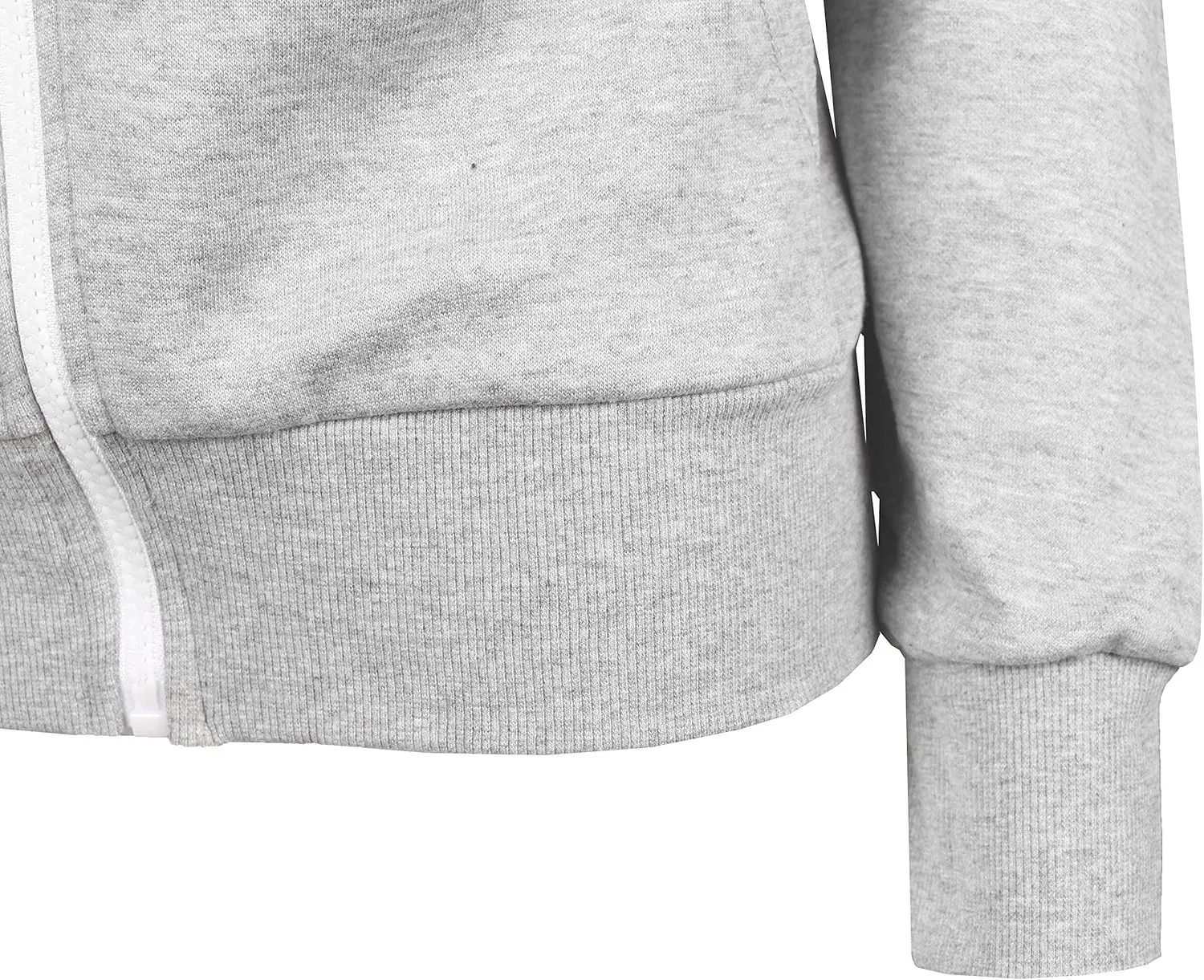 Regular Fit Women's Casual Full-Zip Hoodie Lightweight Long Sleeve Sweatshirt Casual Jacket with Pocket
