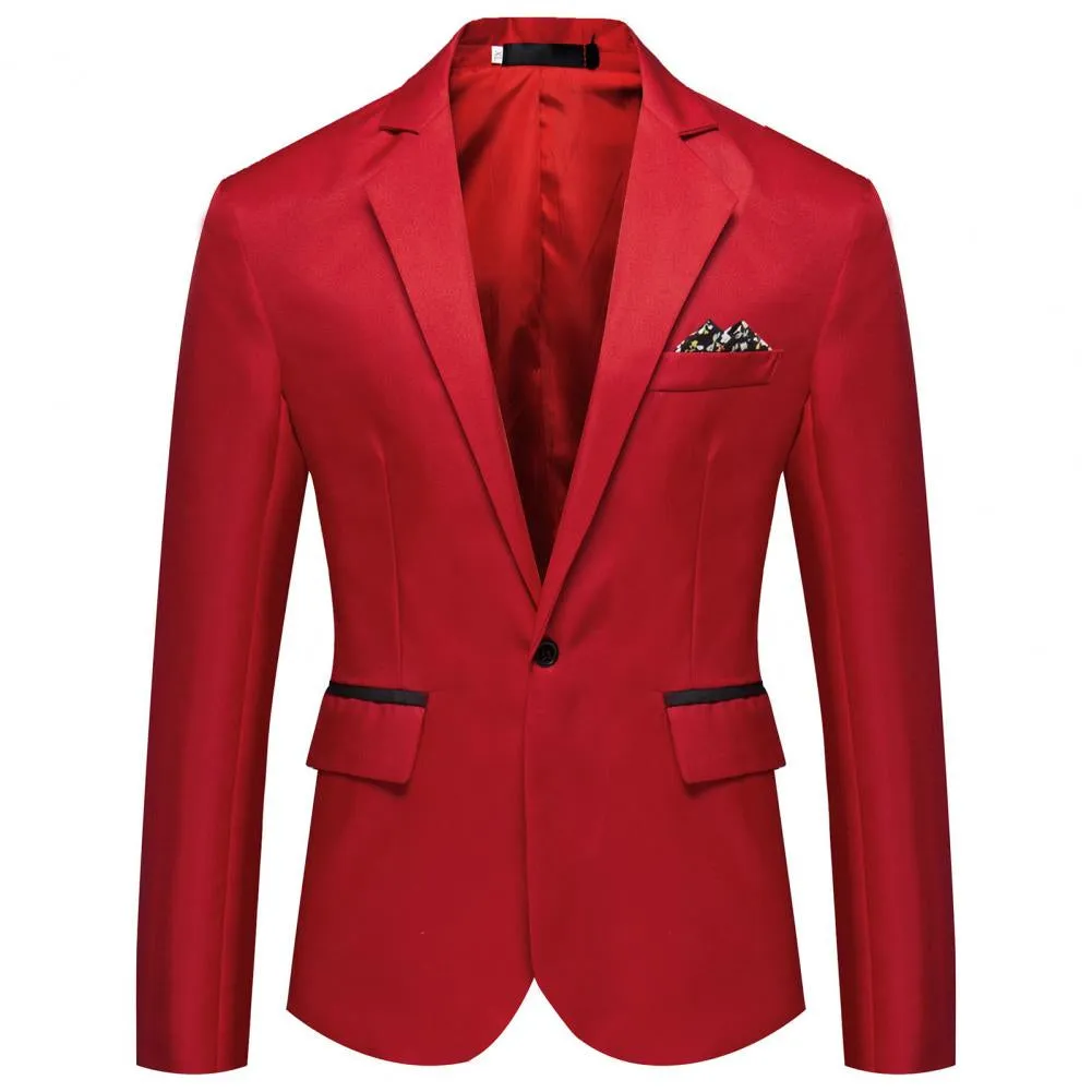 Single Button Blazer | Popular Male Apparel and Accessories