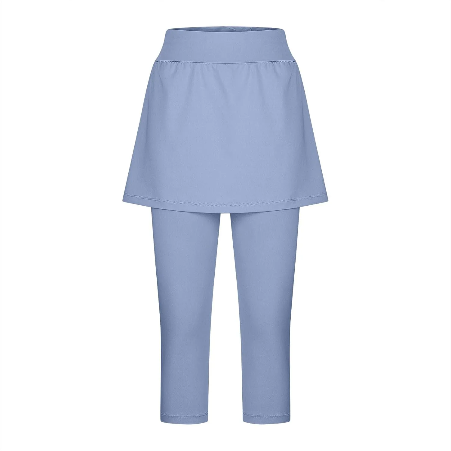 Skirted Leggings for Women Capri Athletic Golf Skorts Gym Tennis Yoga Legging High Waisted Capri Leggings with Skirts