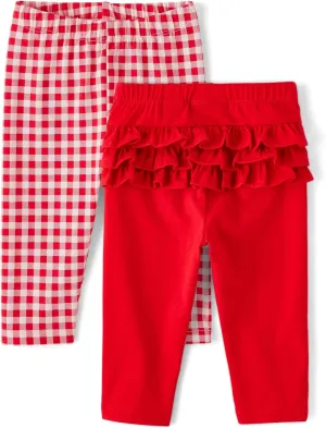 The Children's Place Baby Girls' and Newborn Pull on Pants