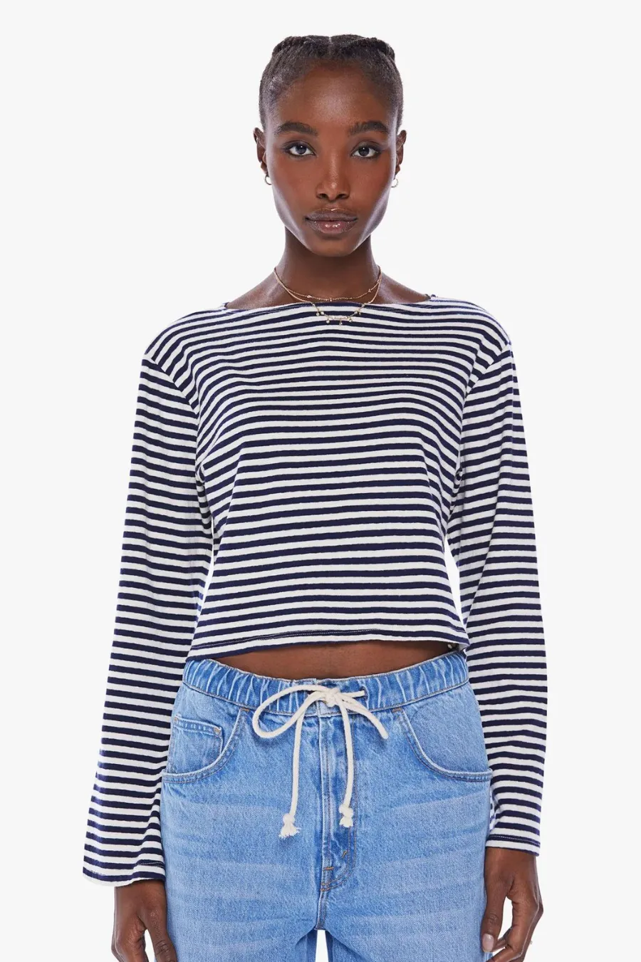 The Skipper Bell Navy Stripe