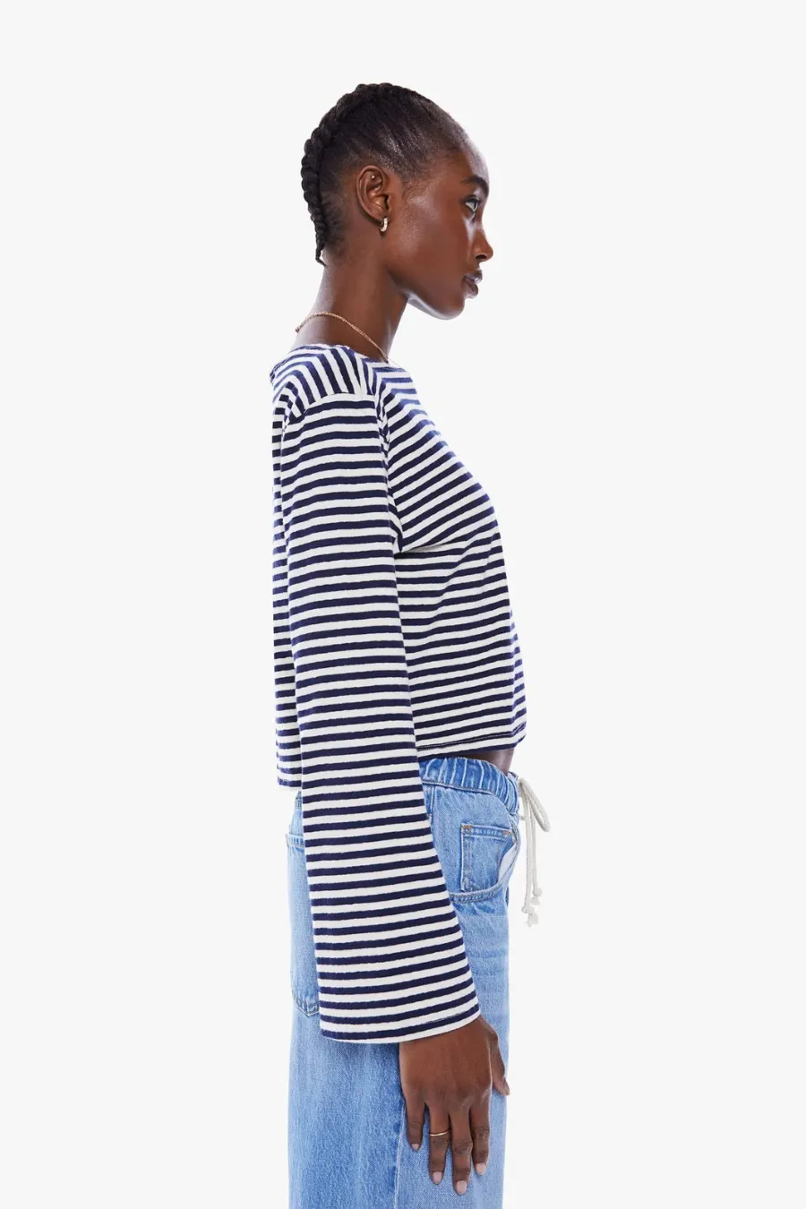 The Skipper Bell Navy Stripe