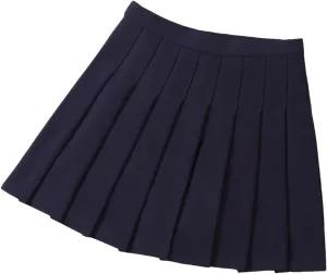 Women's Summer Pleated Skirt Elastic High Waist Short Mini Skirt for Women Sexy Sports Short Dress